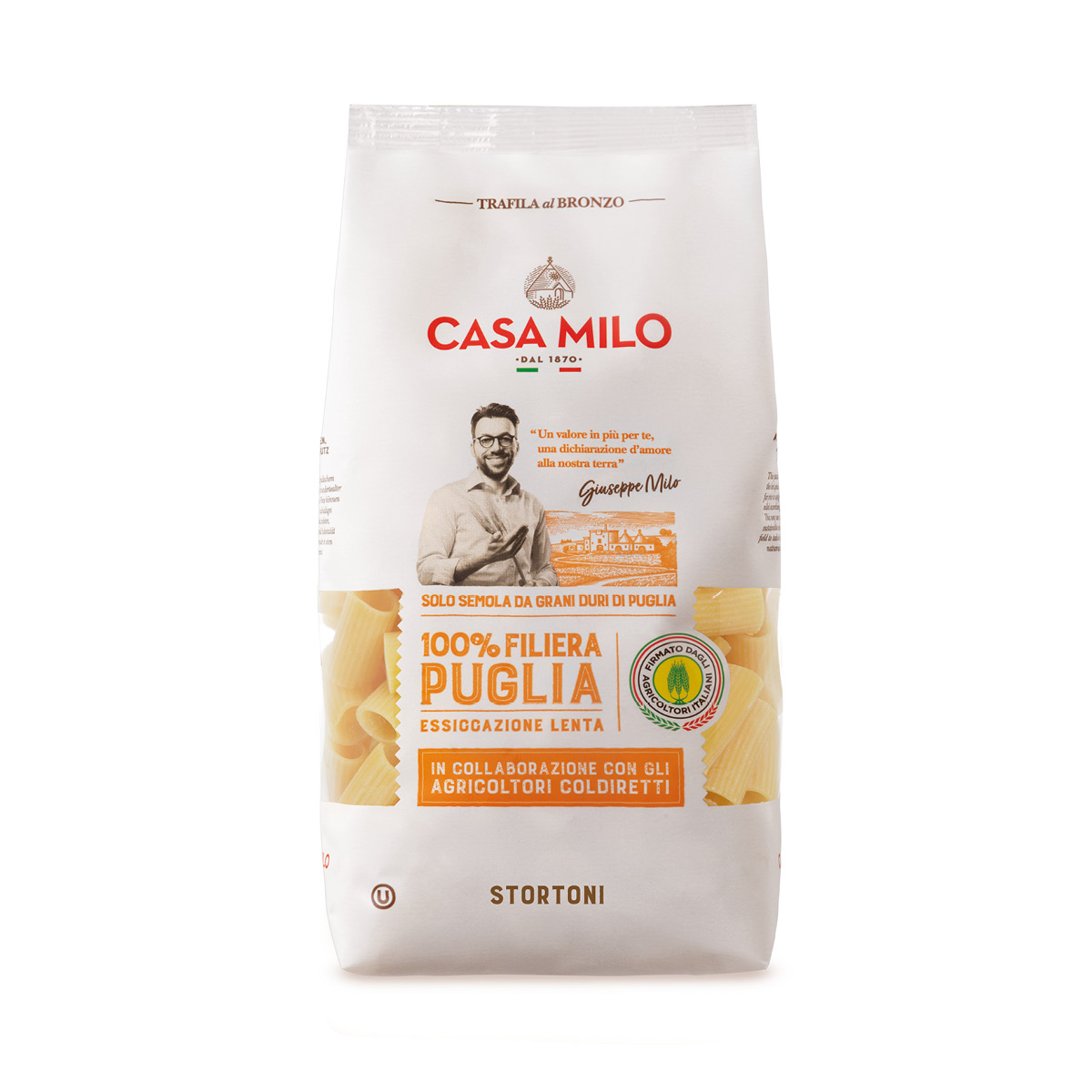 CASA MILO    PASTA STORTONI 500 GR   L