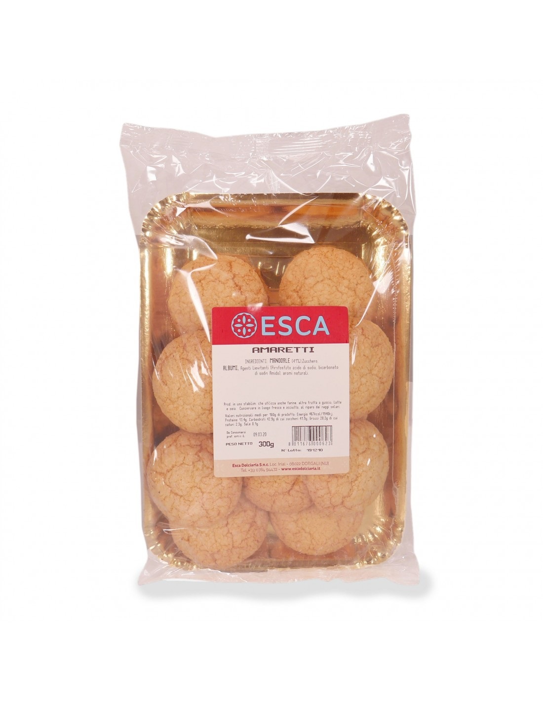 ESCA AMARETTI CONF  300 GR   S