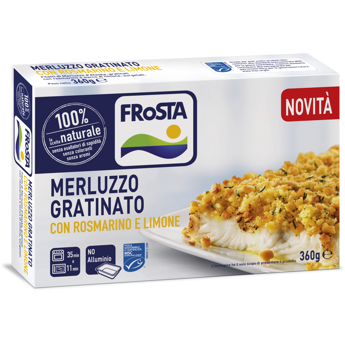 FROSTA MERLUZ GRAT ROS/LIM 360 GR   XL