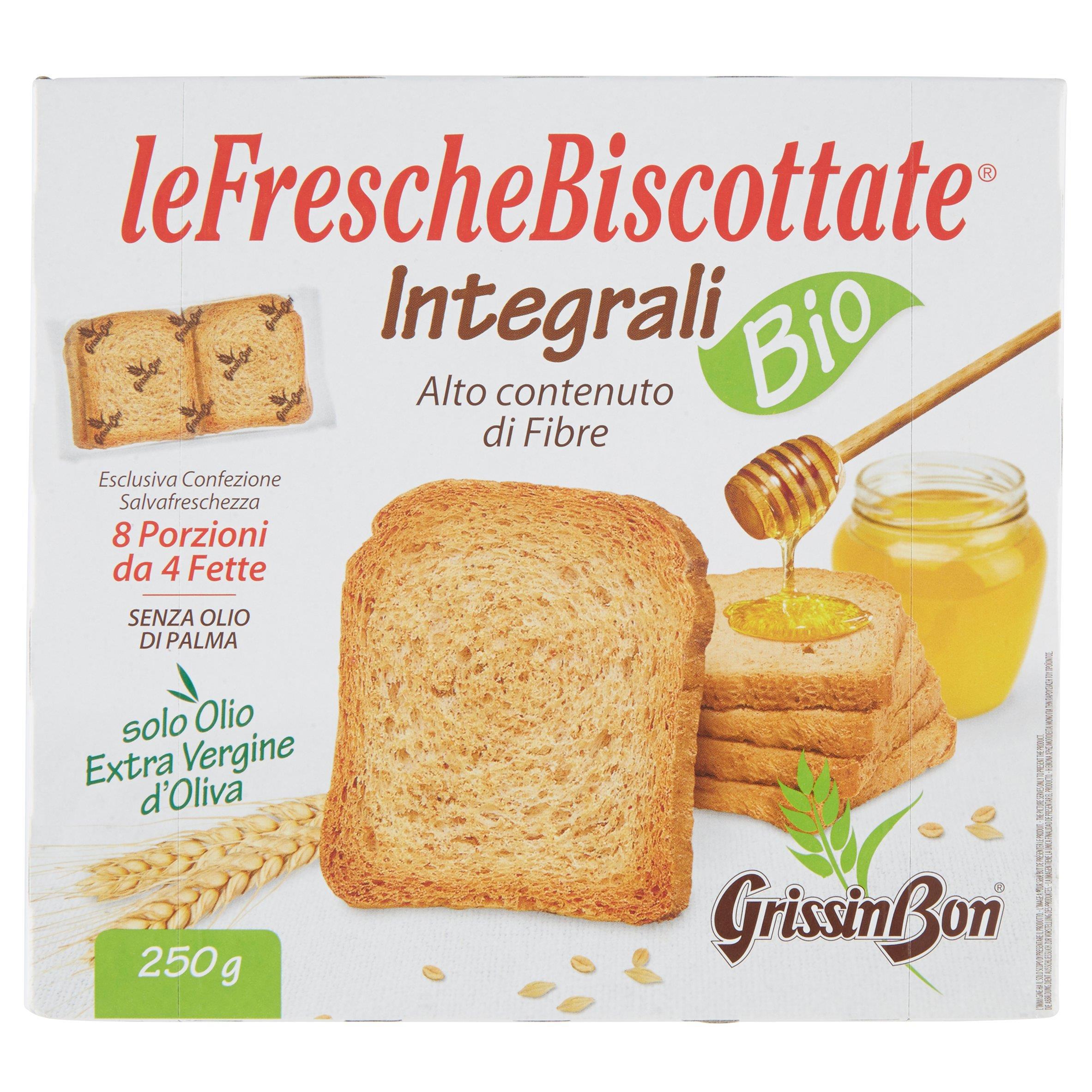 FETTE BISC GRISSINBON BIO INTE 250 GR   M