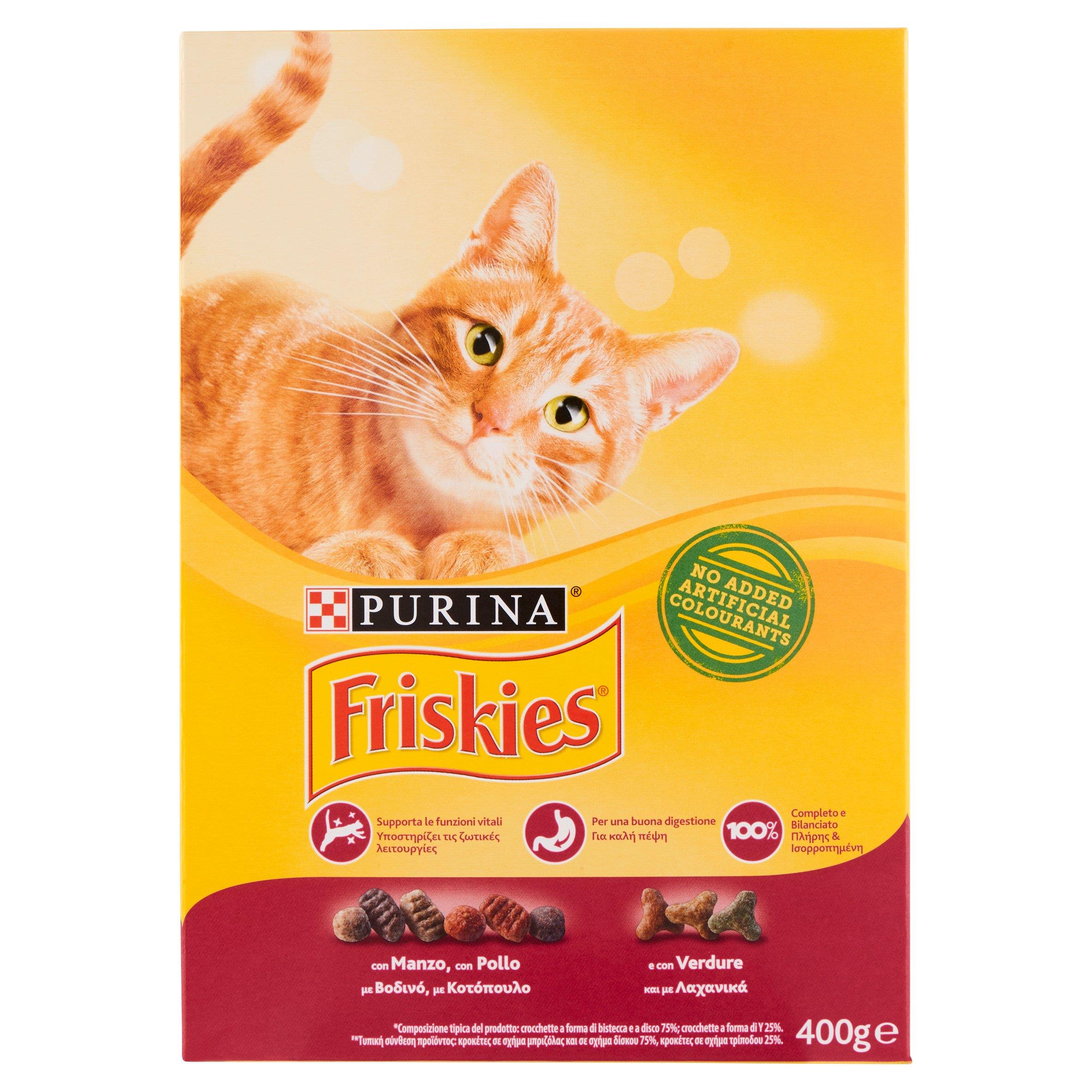 FRISKIES CROCCANTINI MANZO POLLO VER 400 GR   S