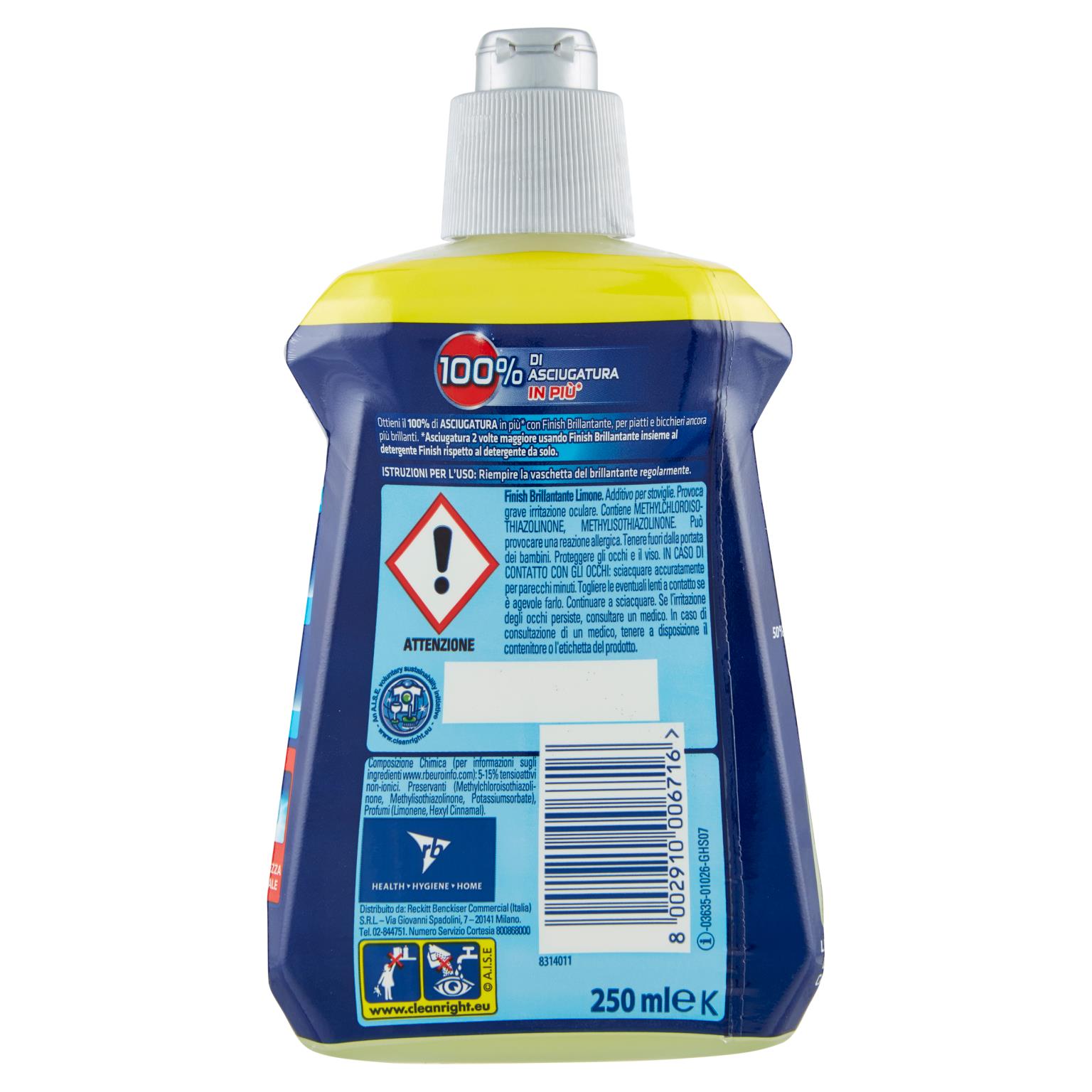 FINISH BRILLANTANTE REGULAR 250 ML   XL