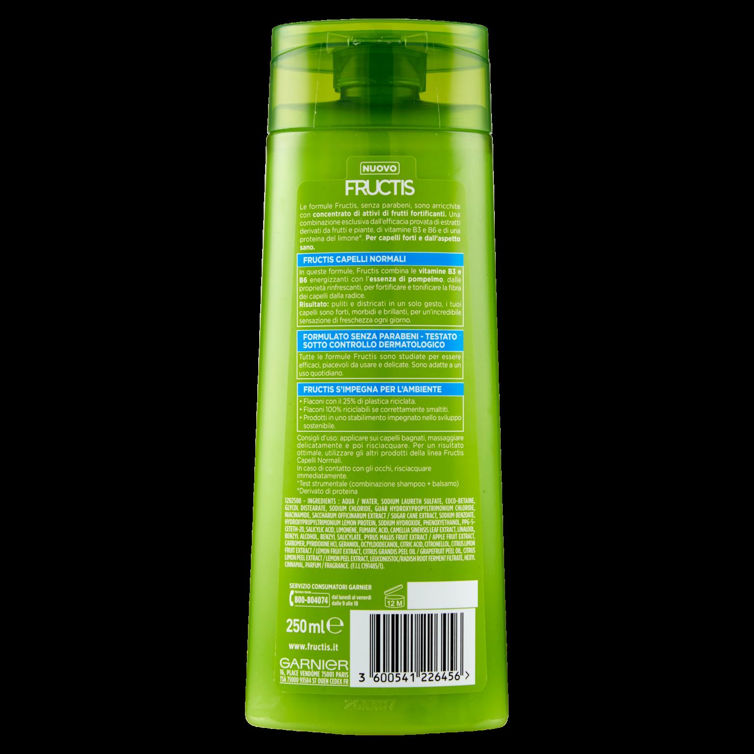 FRUCTIS SH BA NORMALI 250 ML   XL