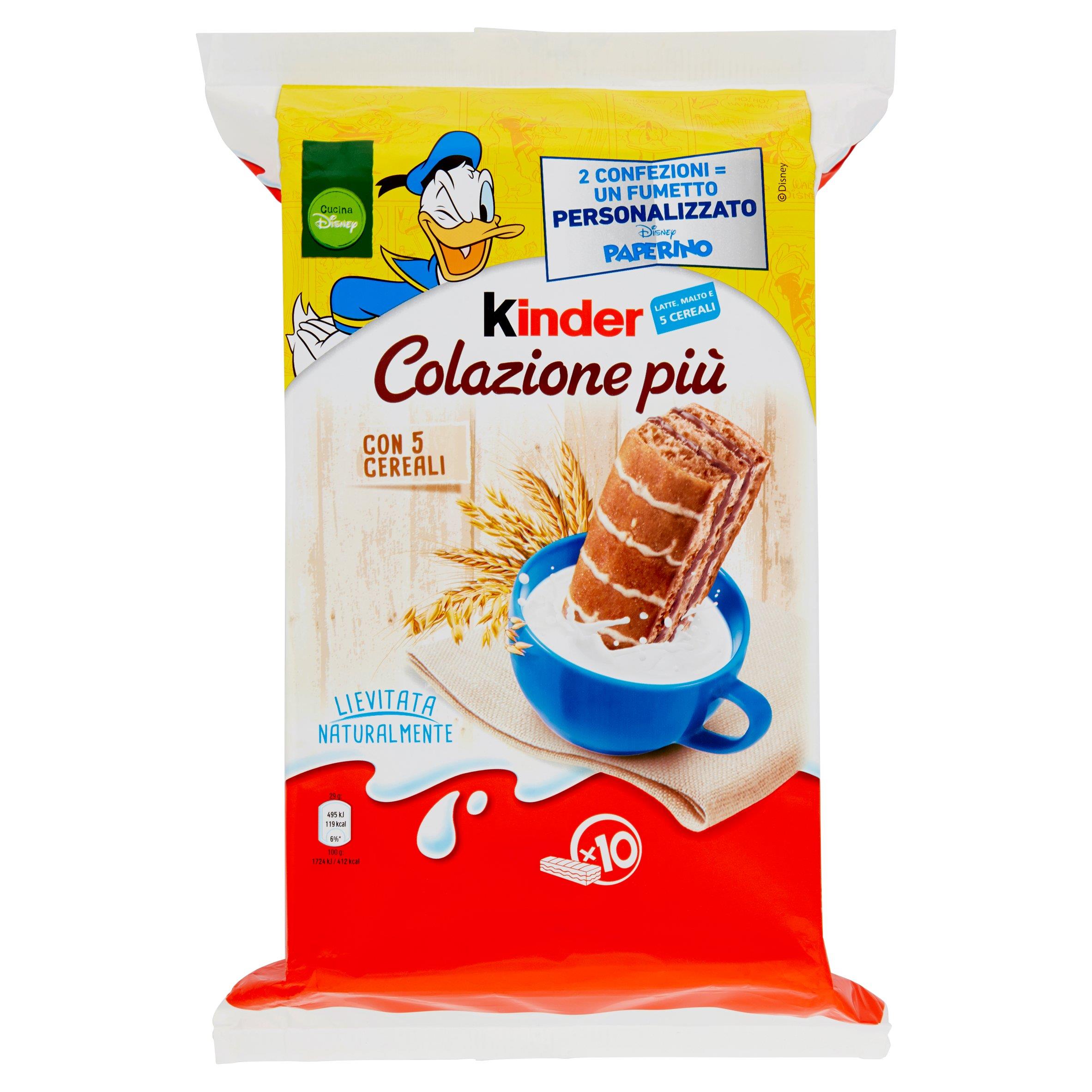 FERRERO KINDER COLAZIONE PIU 10 PZ   S