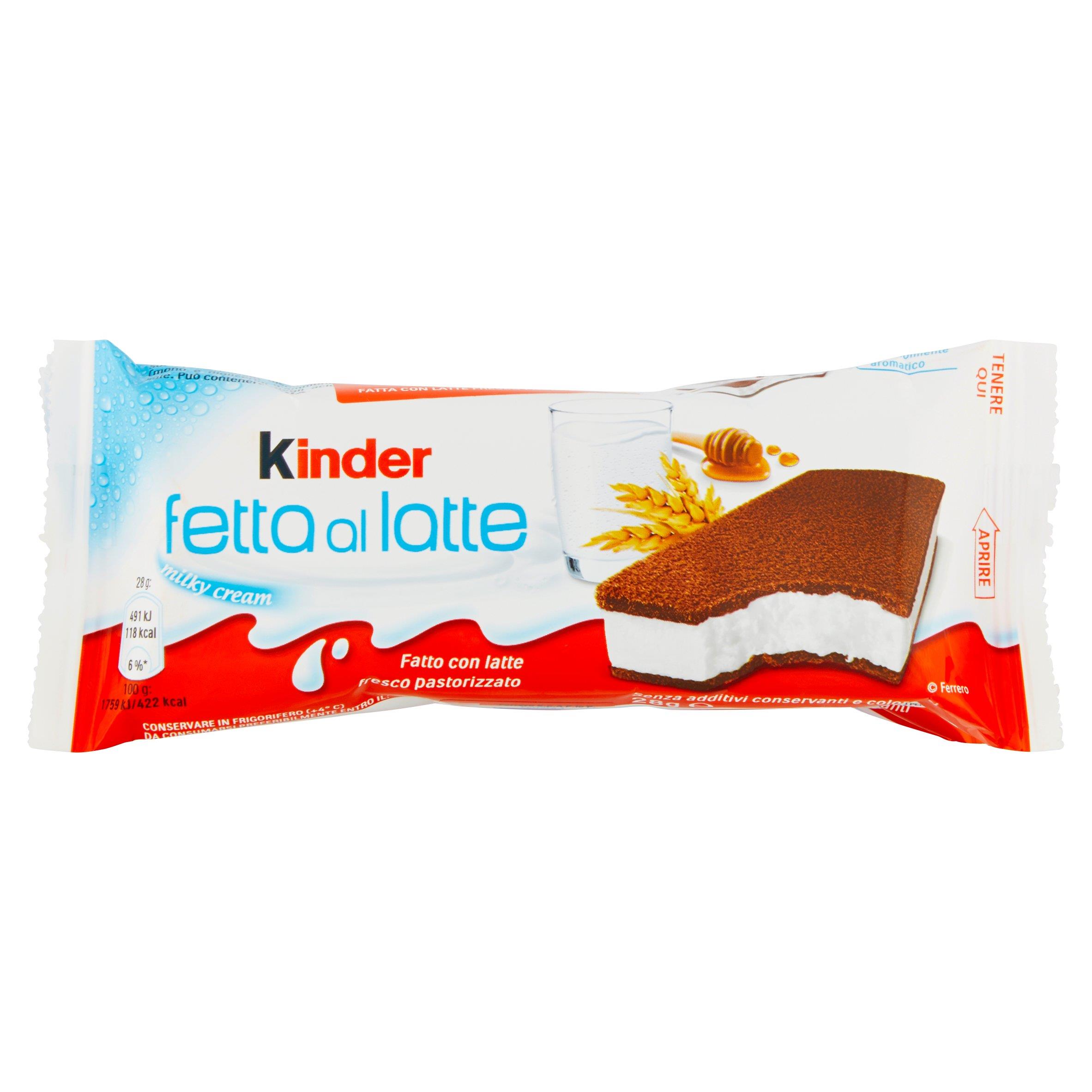 FERRERO KINDER FETTA AL LATTE 5 PZ   S