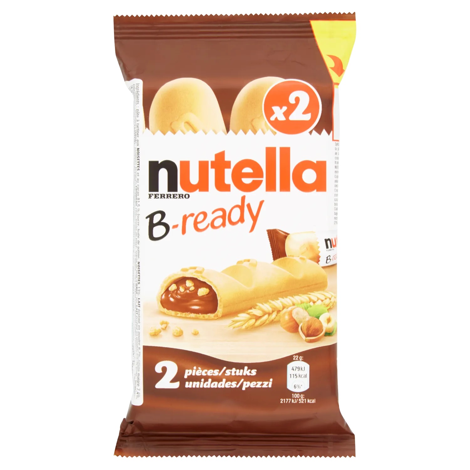 FERRERO BISCOT NUTELL B READY 44 GR   M