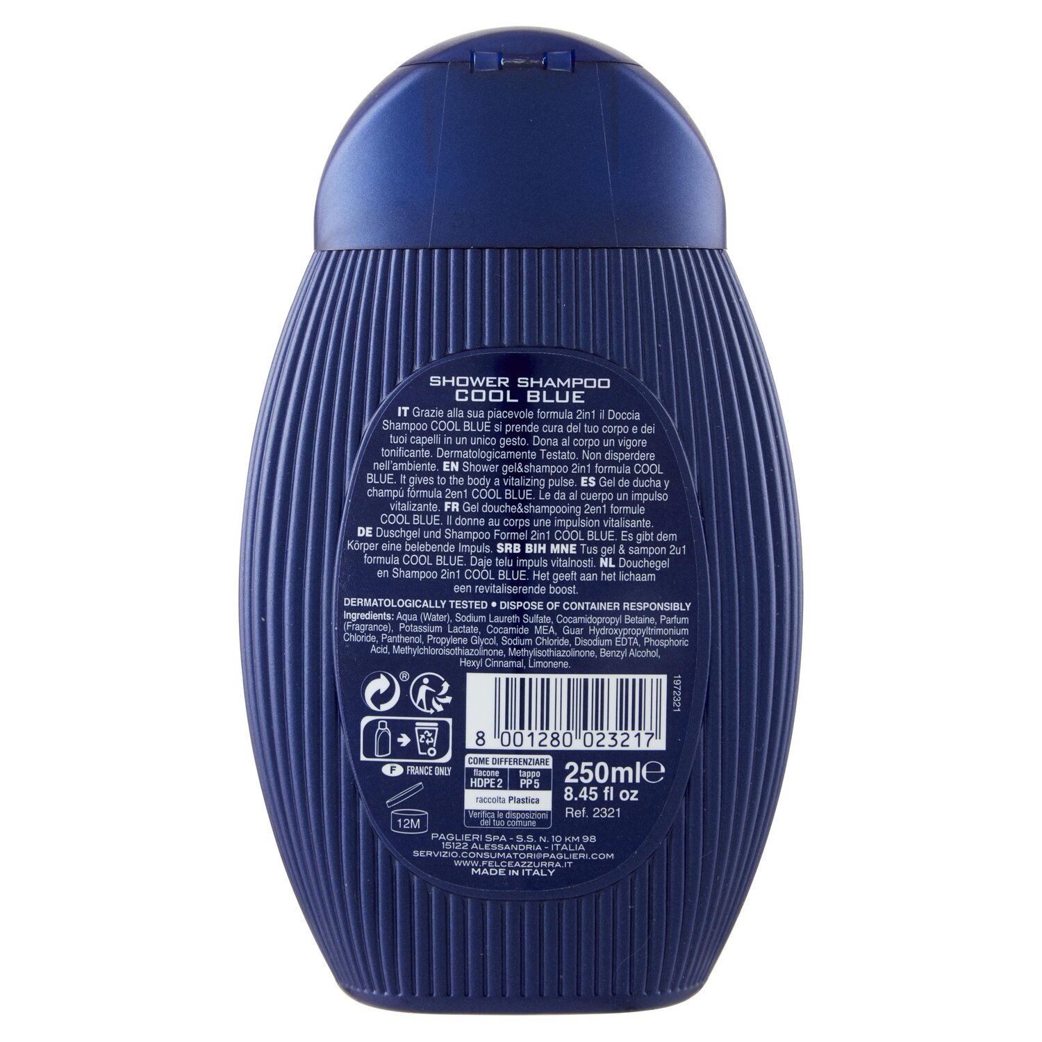 FELCE AZZ DOCCIA COOL BLUE 250 ML   L