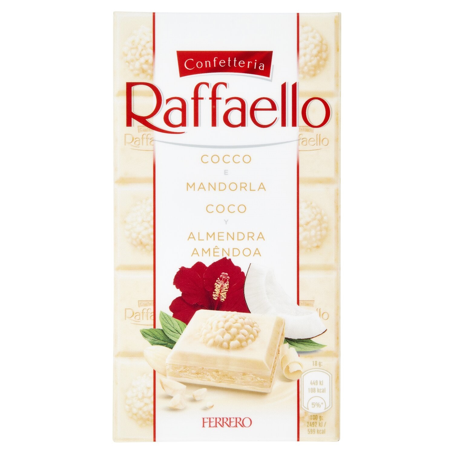 FERRERO RAFFAELLO TAV COCCO MANDO 90 GR   L