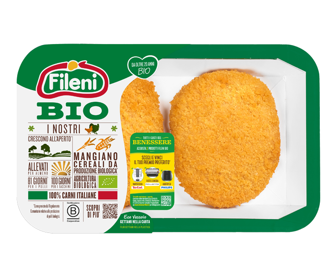 FILENI CORDON BLEU BIO POLLO MOZZ FORM 250 GR