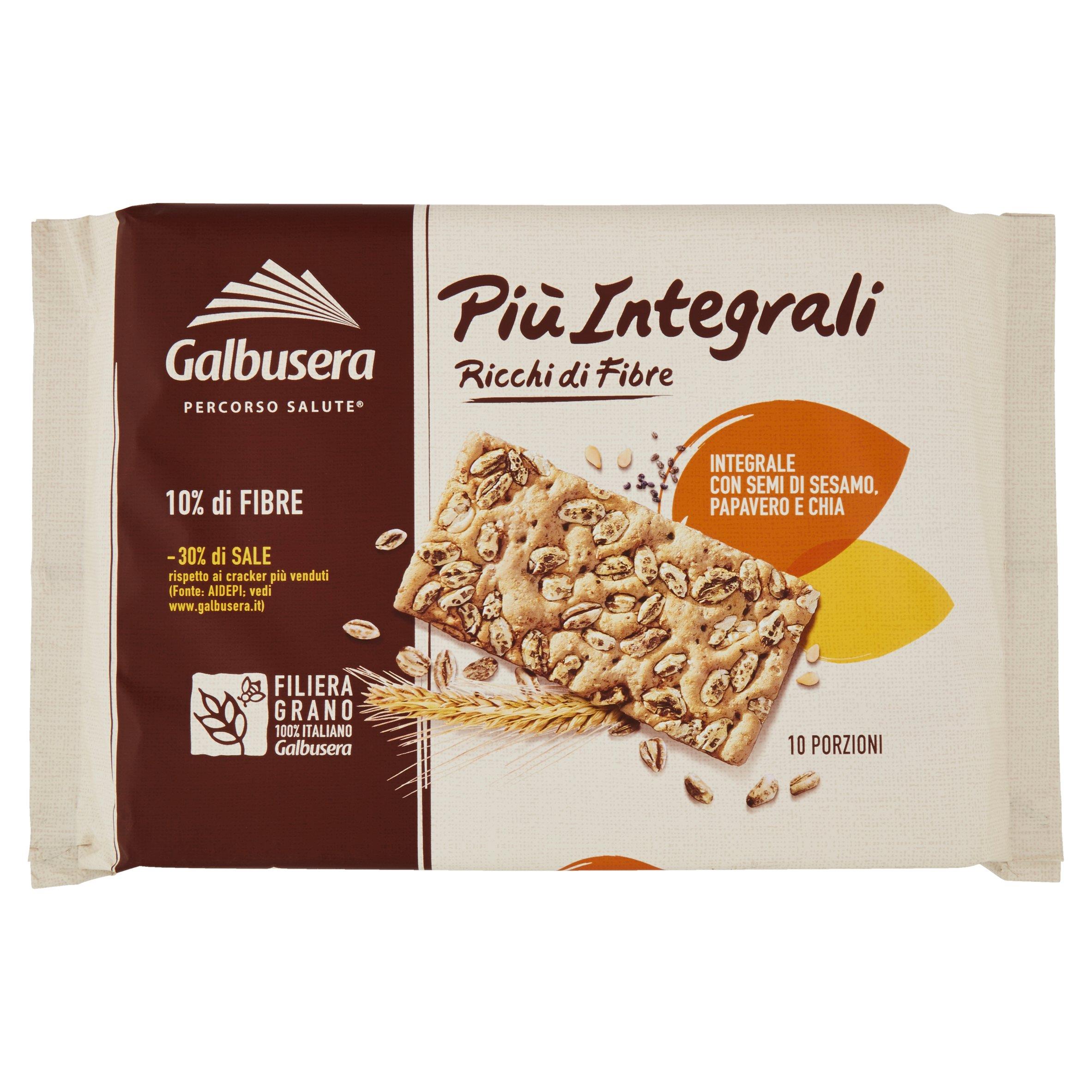 GALBUSERA CRACKERS SEGALE INTEGR 380 GR   L