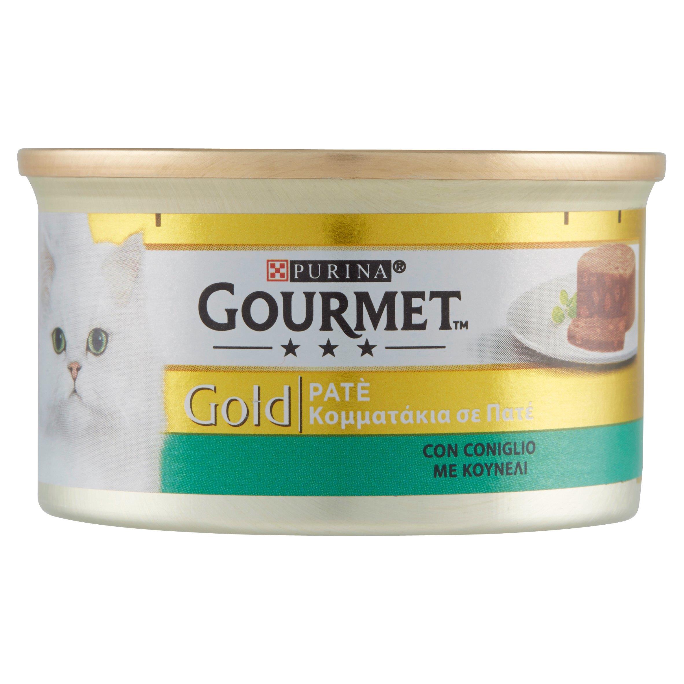 GOURMET GOLD CONIGLIO PATE 85 GR   L