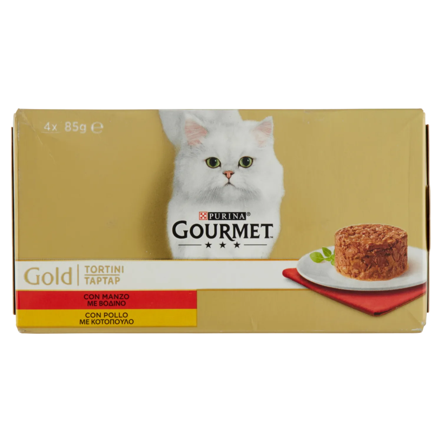 GOURMET GOLD TORT MAN/POL 4X85 GR   XL