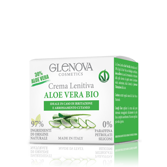 GLENOVA CREMA LENITIVA ALOE VERA BIO 125 ML   S