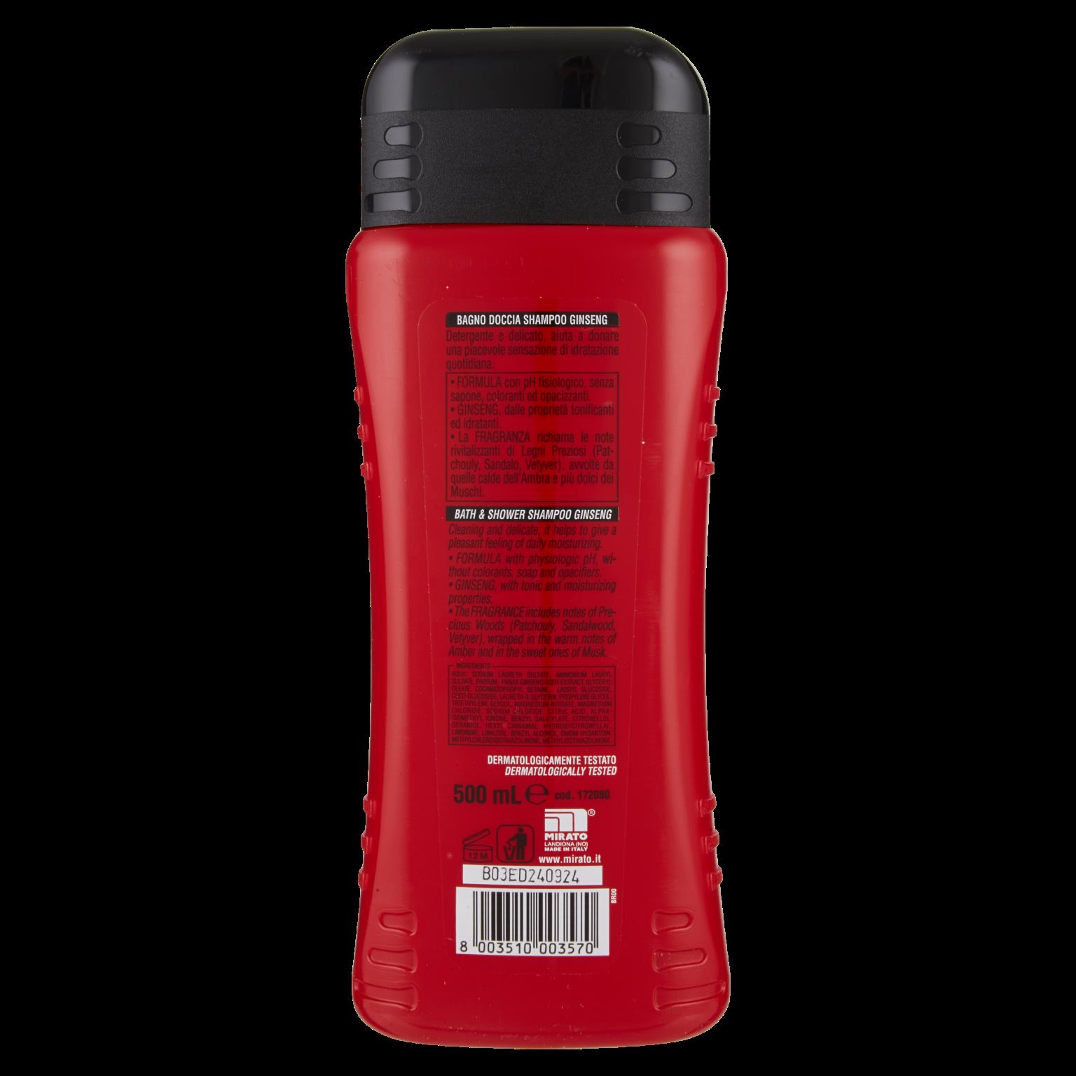 INTESA BAGNO SCHIUMA GINSENG 500 ML   S