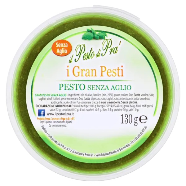 IL PESTO DI PRA GRAN PESTO SENZA AGLIO 130 GR   M  CCC