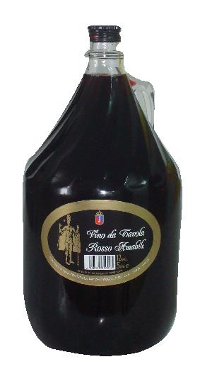 JERZU VINO ROSSO DAMA 5 LT   S