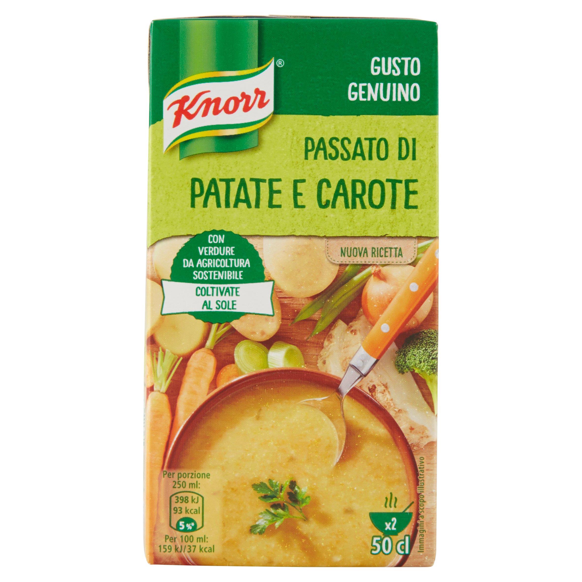 KNORR PASSATO BRIK PATATE CAROTE 500 GR   L