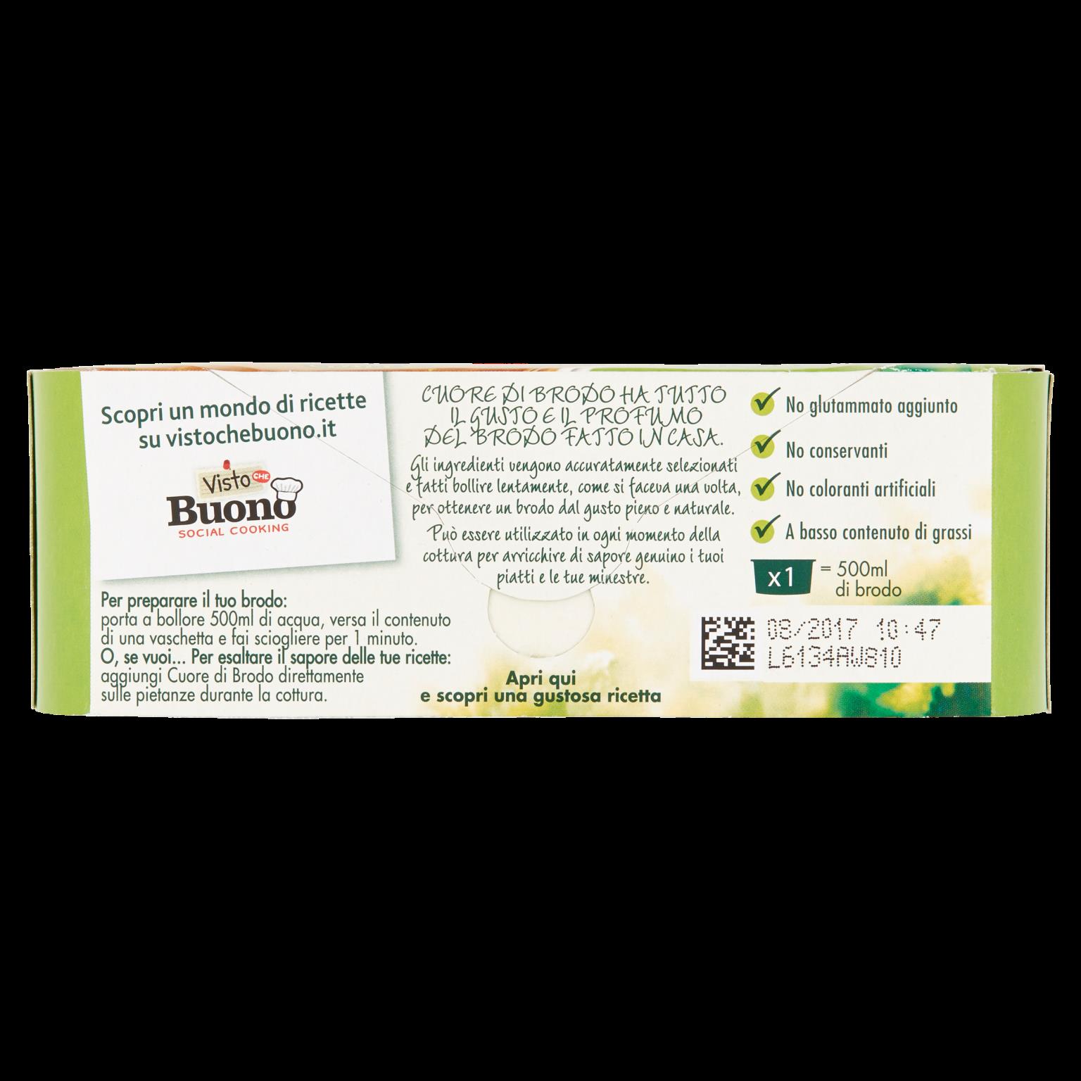 KNORR CUORE DI BRODO VERDURE   S