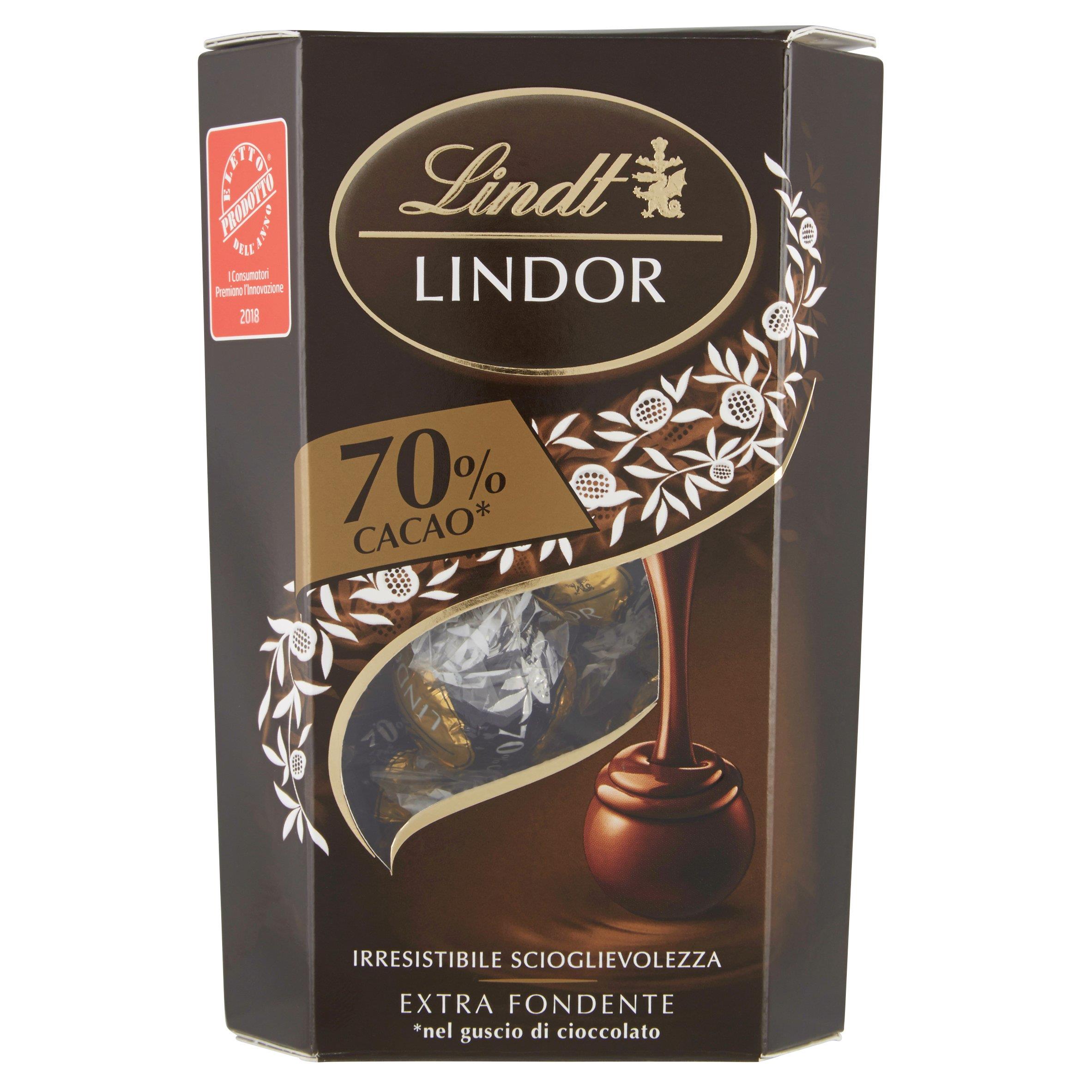 LINDOR CIOC CORNET FONDENTE 70  200 GR INVER   L