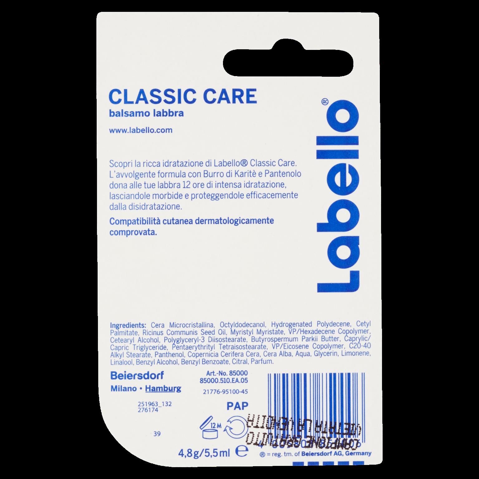LABELLO STICK LABBRA CLASSIC 5 5 ML   S