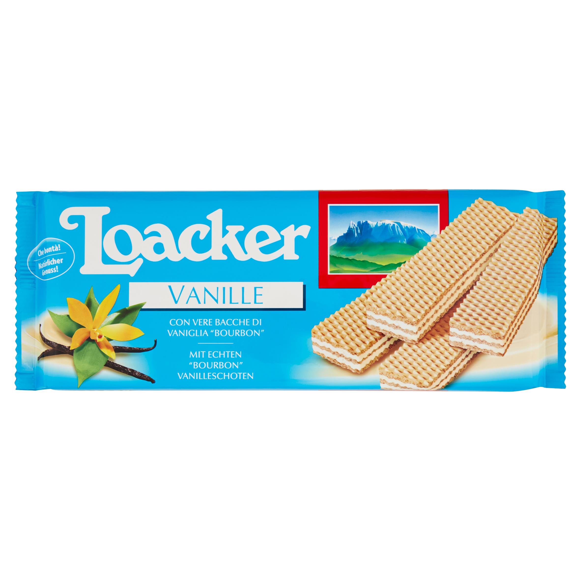 LOACKER WAFERS VANILLE 175 GR   M