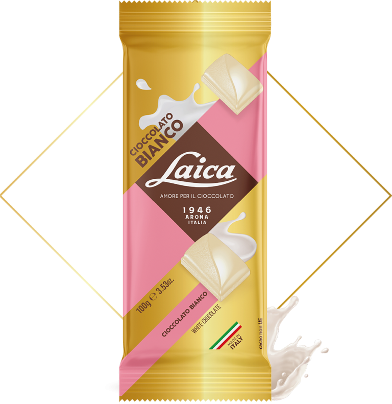 LAICA CIOCC BIANCO TAV 100 GR INVER   S