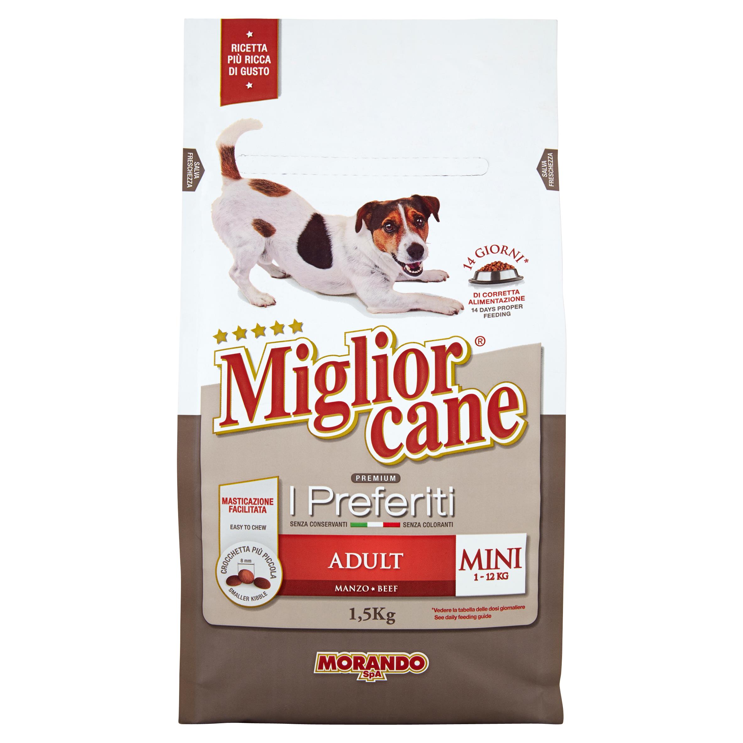 MIGLIORCANE CROC PREF MIN ADUL 1 5 KG   L