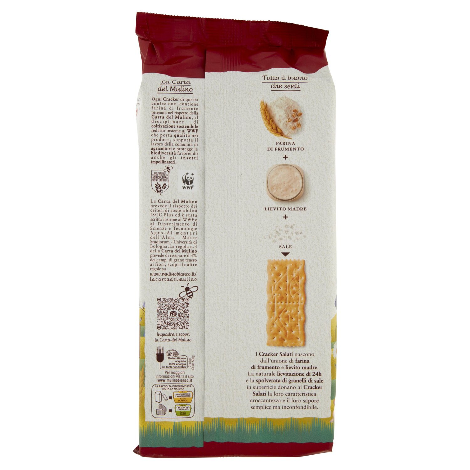 MULINO BIANCO CRACKERS SALATO 500 GR   S