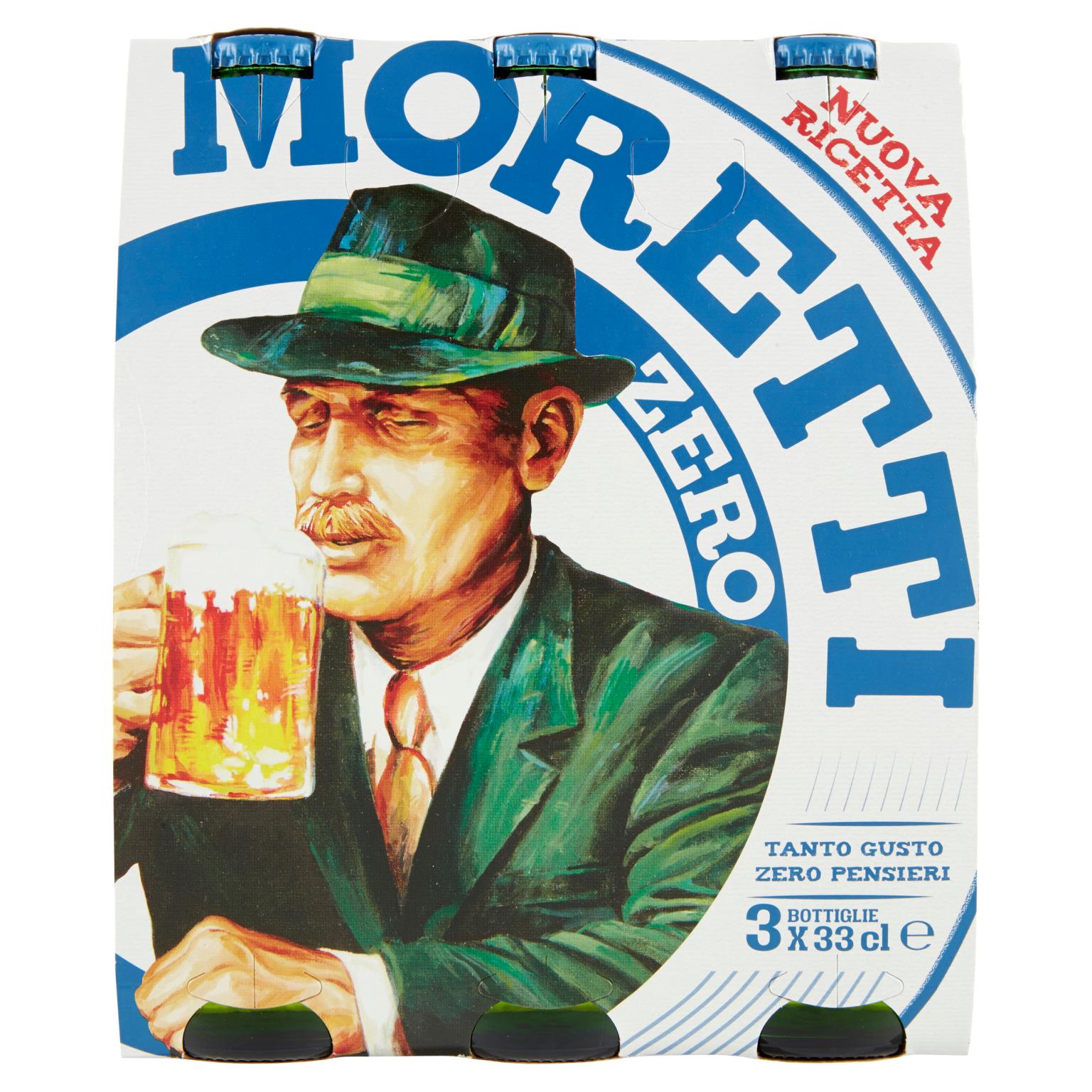 MORETTI BIRRA ZERO 3X33 CL   L