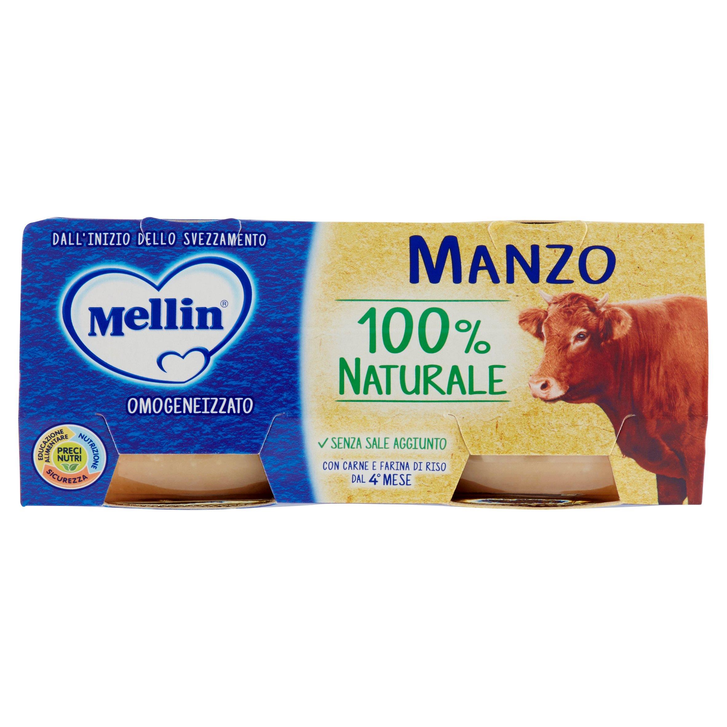 Mellin - Omogeneizzato Manzo Confezione 4X80 Gr Petrone Online