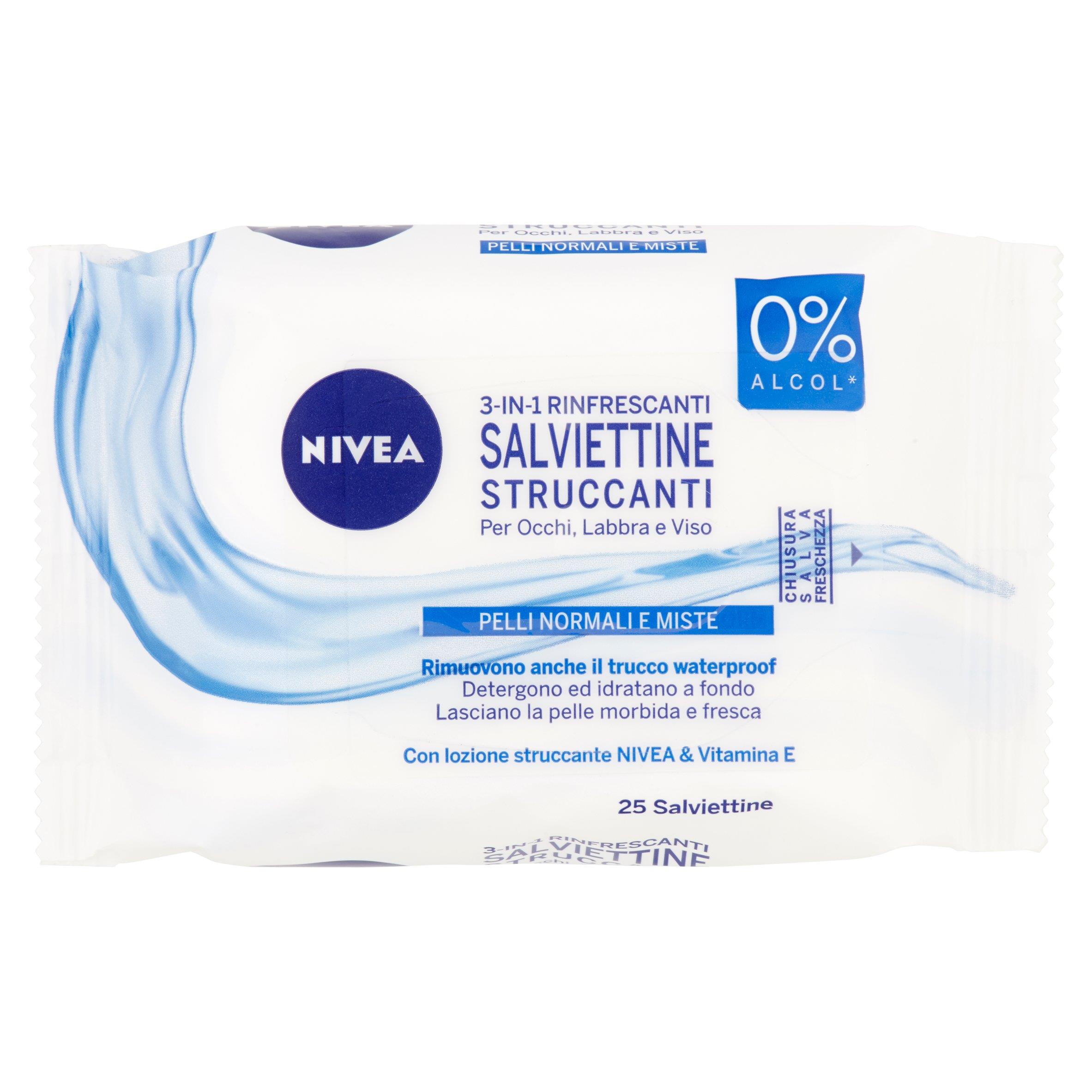 NIVEA VISAGE SALV STRUCCANTI RINFR  25 PZ     S