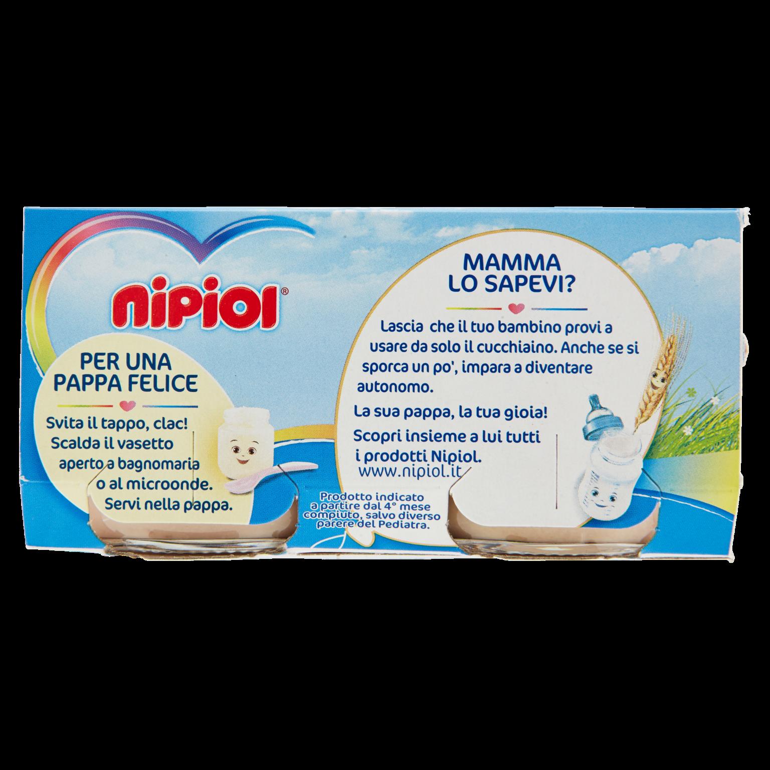 NIPIOL OMOG  VITELLO 2X80 GR   S