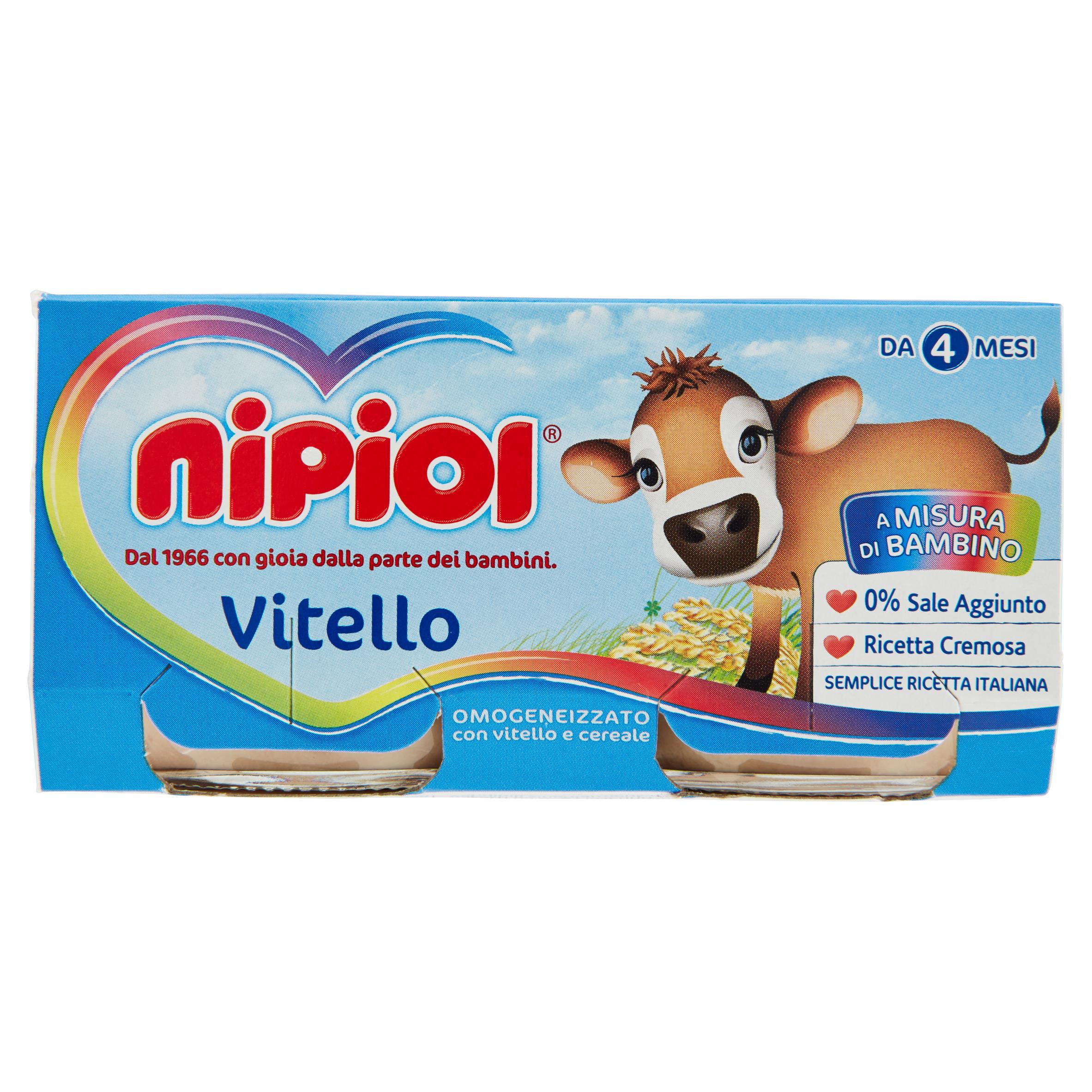 NIPIOL OMOG  VITELLO 2X80 GR   S