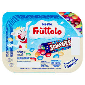 NESTLE FRUTTOLO YOGURT VAN/SMARTIES       XL