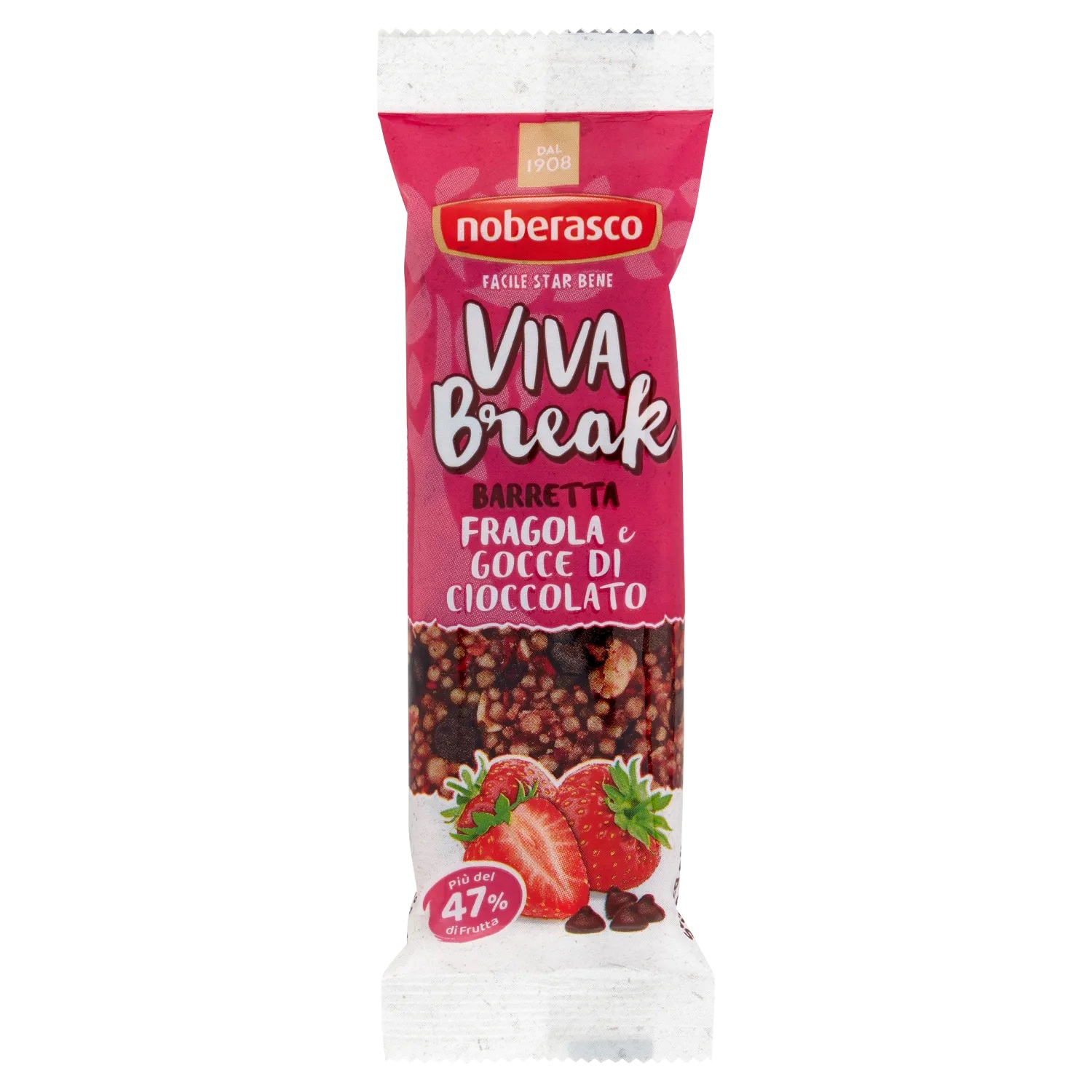 NOBERASCO BARRETTE GOCCE CIOCC E FRAGOLA 30  GR   M