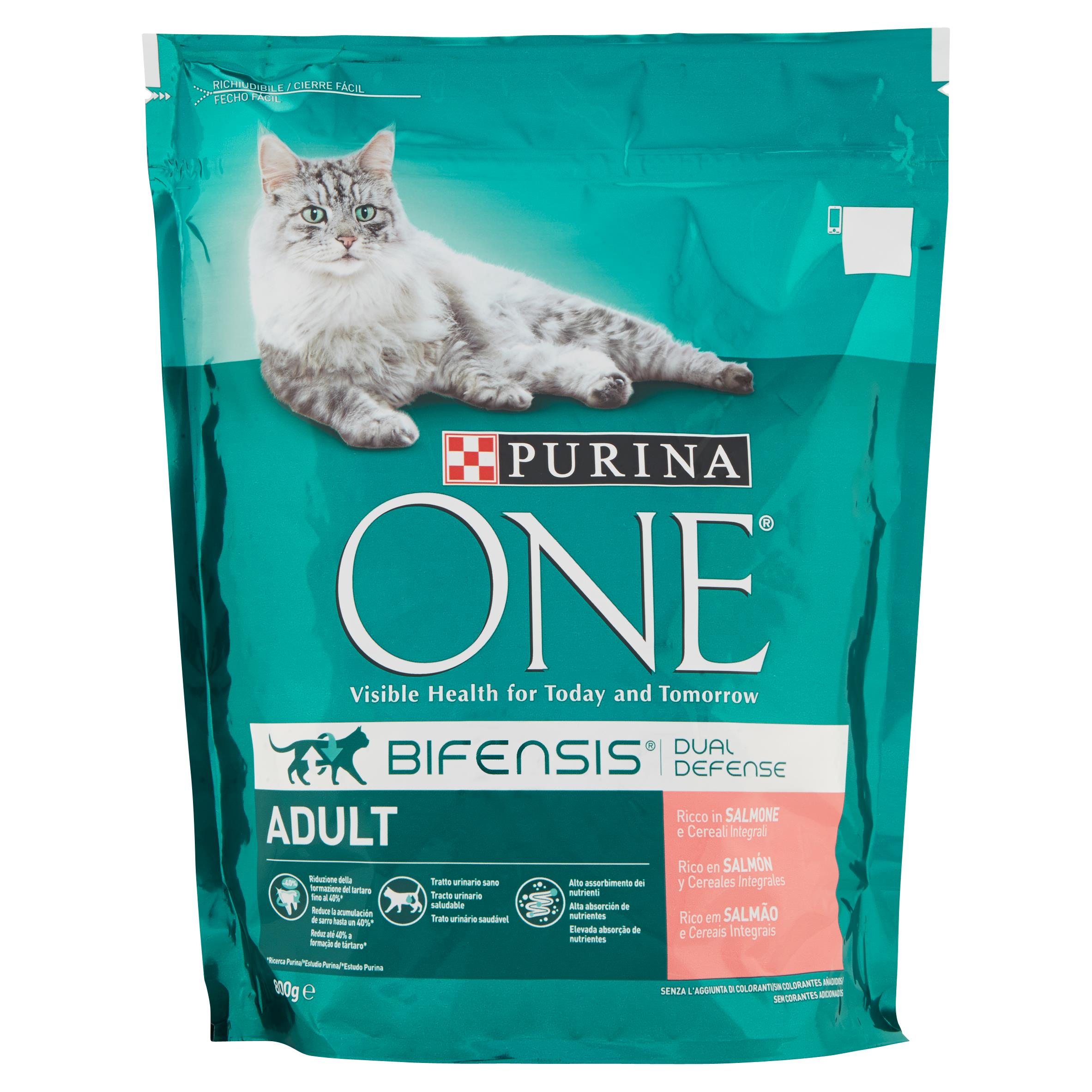 ONE GATTO ADULT CER SALMONE 800 GR   XL