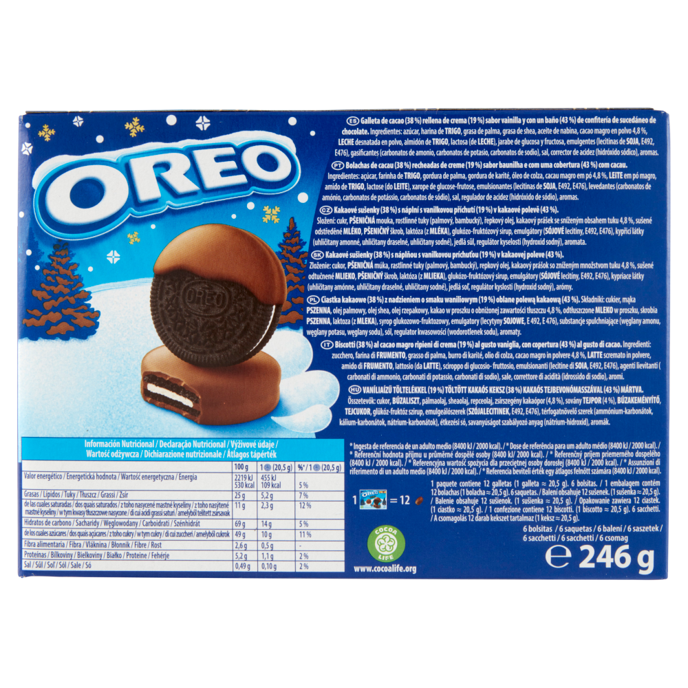 OREO BISC BANADAS CIOCC 246 GR   L