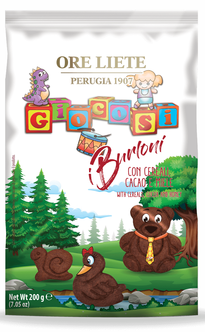 ORE LIETE FROLLINI BURLON CERE MIEL CACAO 200 GR   L