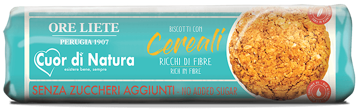 ORE LIETE BISCOTTI CEREAL FIBRA TUBO 250 GR   S