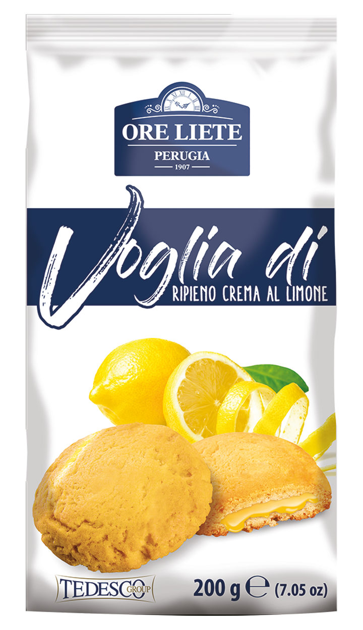 ORE LIETE BISCOTTI RIPIENI LIMONE 200 GR M