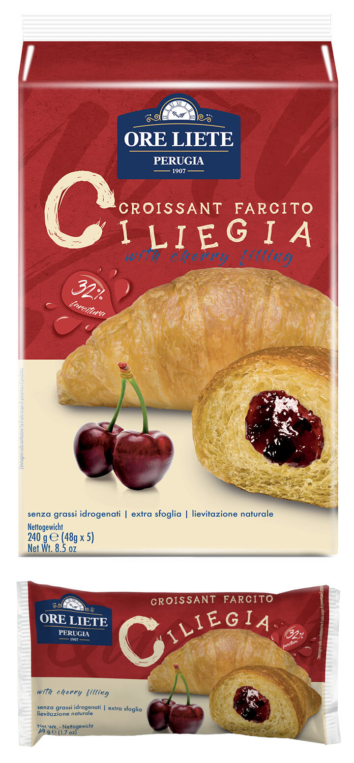 ORE LIETE CROISSANT CILIEGIA 240 GR S