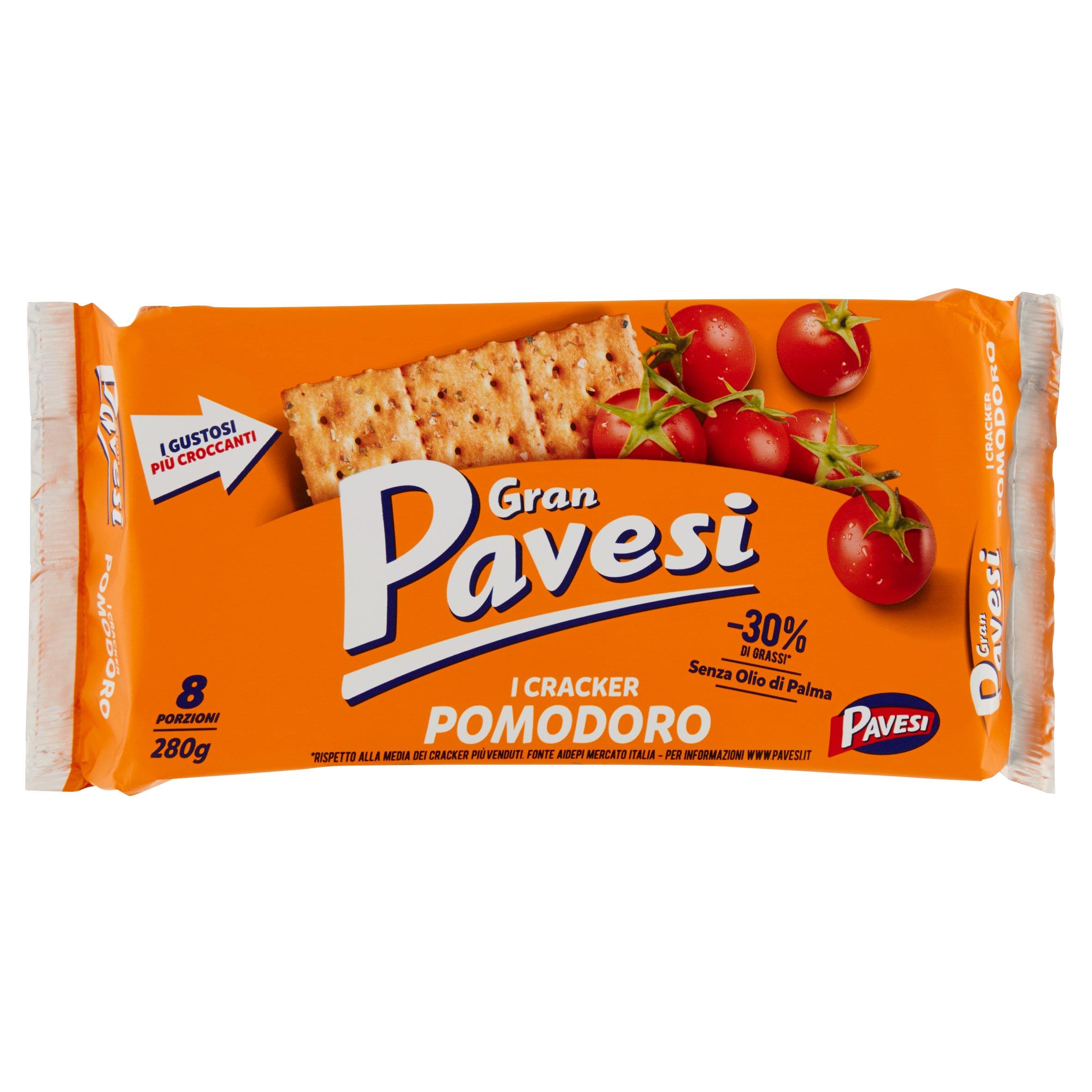 PAVESI CRACKERS AL POMODORO 280 GR   S