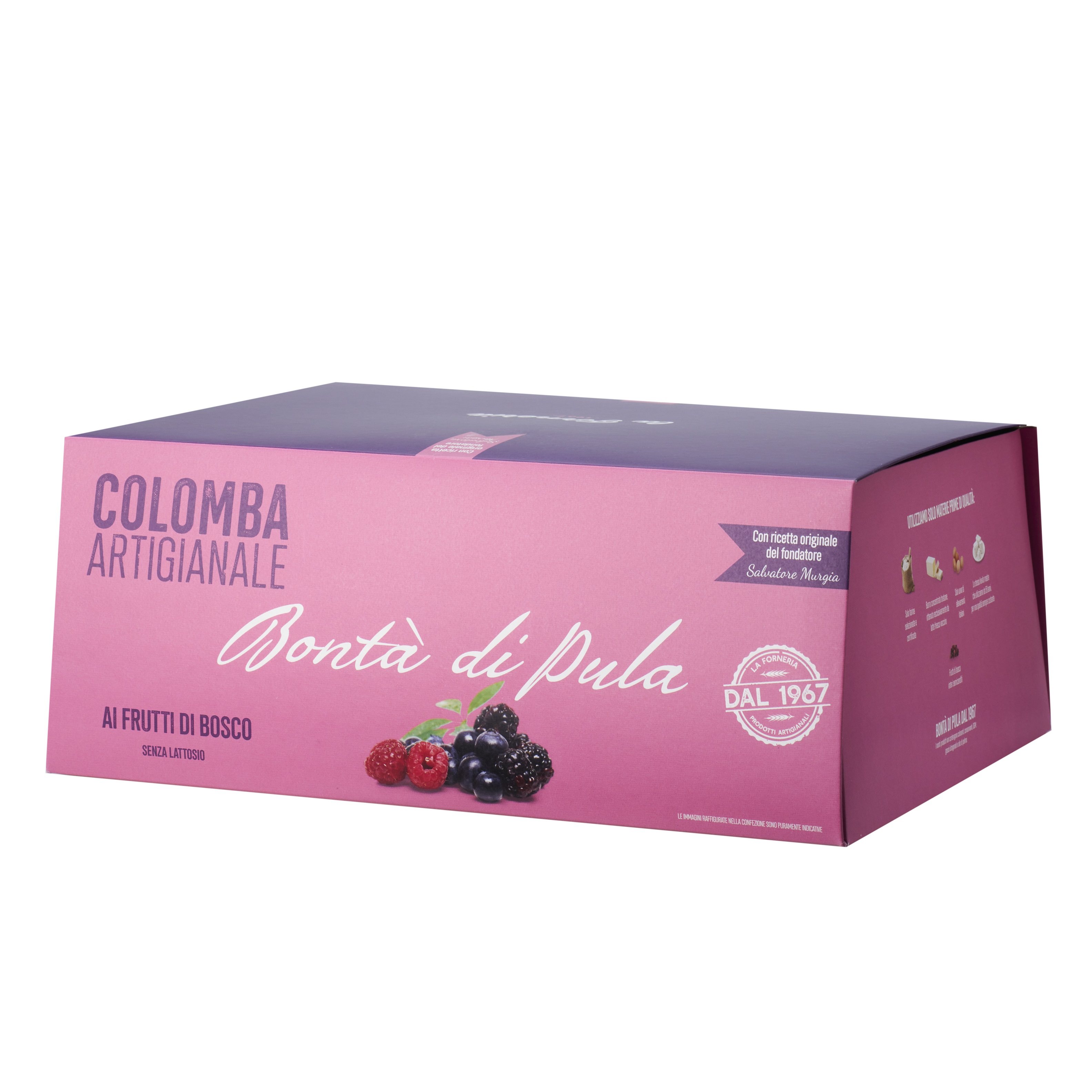 PULA COLOMBA FRUTTI BOSCO 750 GR PASQ   XL