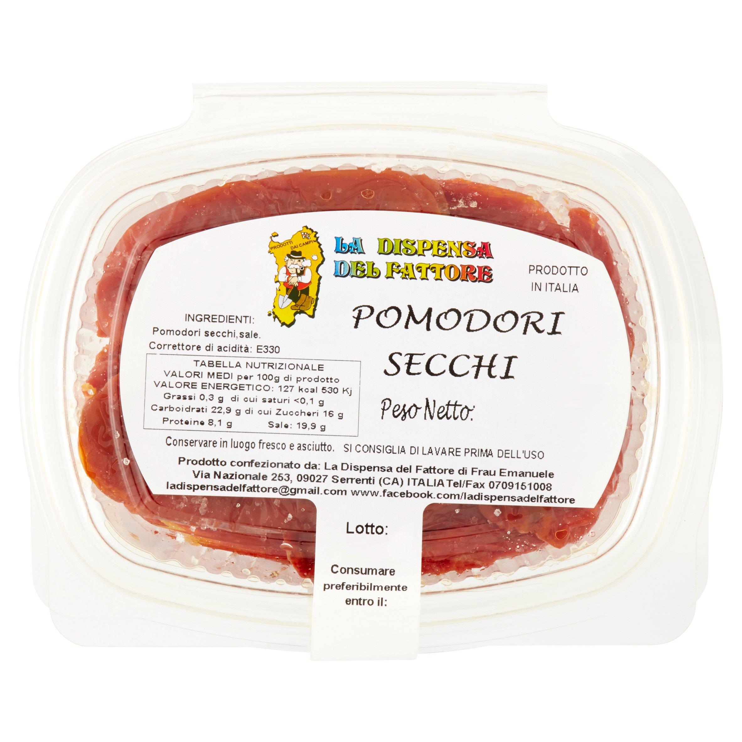 POMODORI SECCHI SALATI 250 GR   199   S