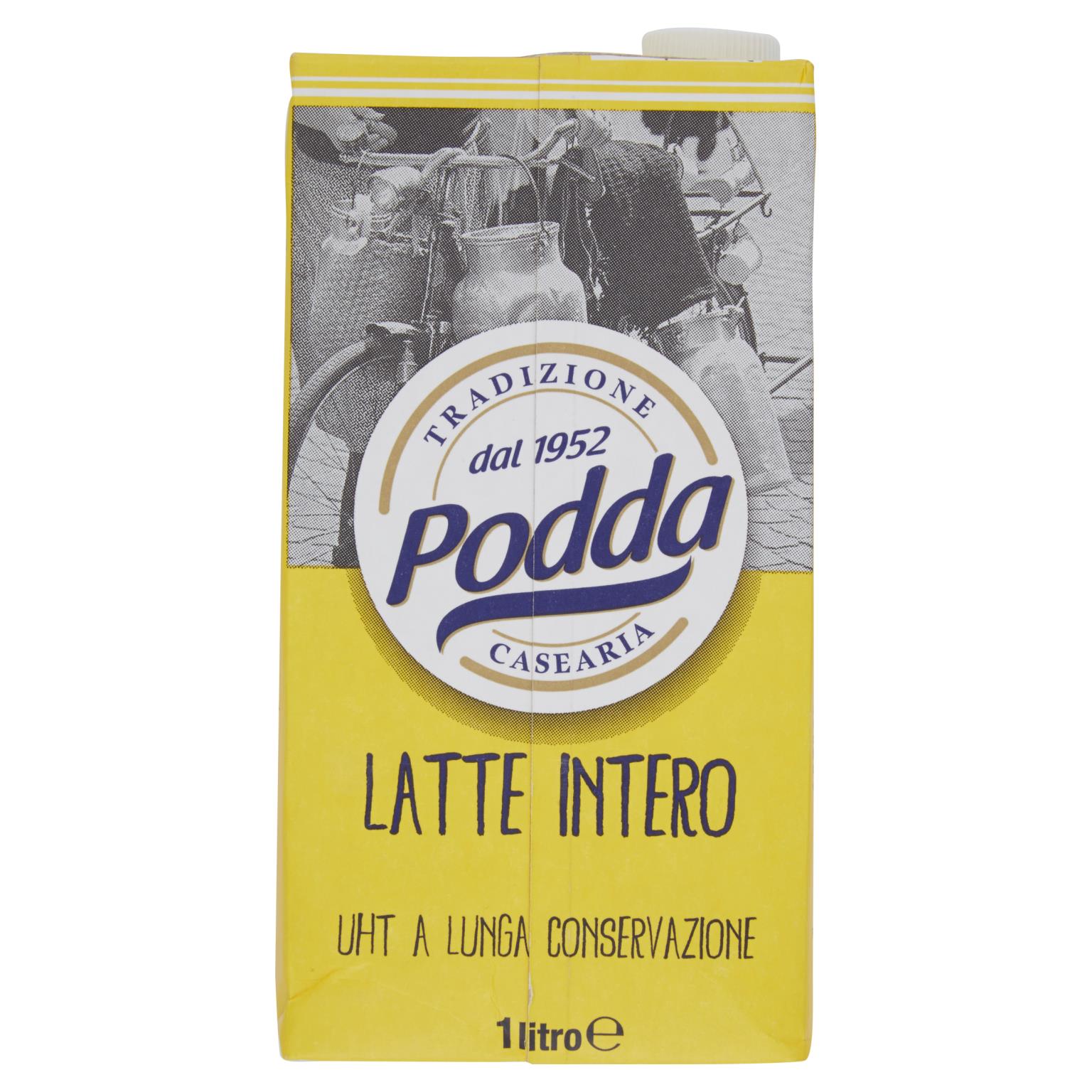 PODDA LATTE UHT INTERO 1 LT   M