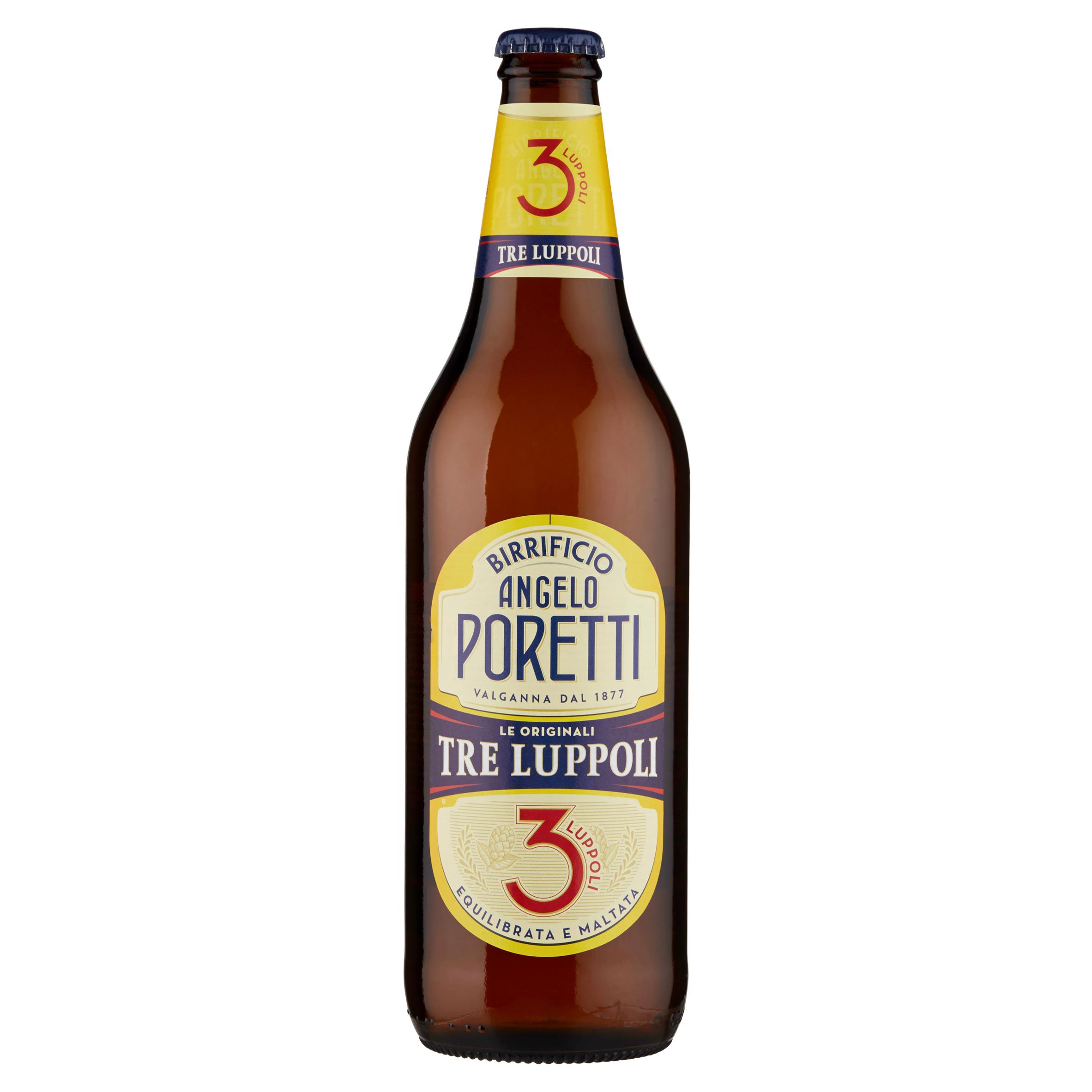 PORETTI BIRRA 3 LUPPOLI 66 CL   S