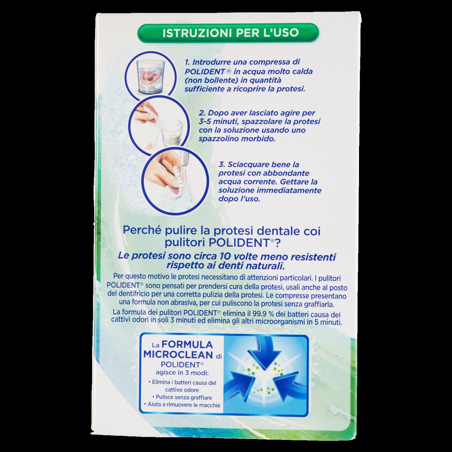 POLIDENT 3 MINUTI COMPRESSE 32 PZ   L