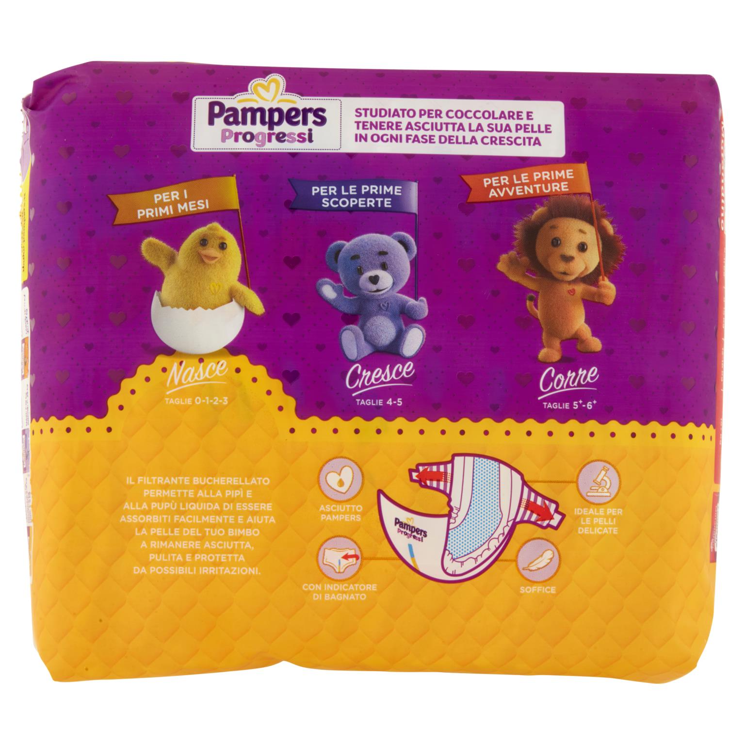 PAMPERS PANNOL PROGRESSI NEWBORN 2 5 KG 28 PZ   XL