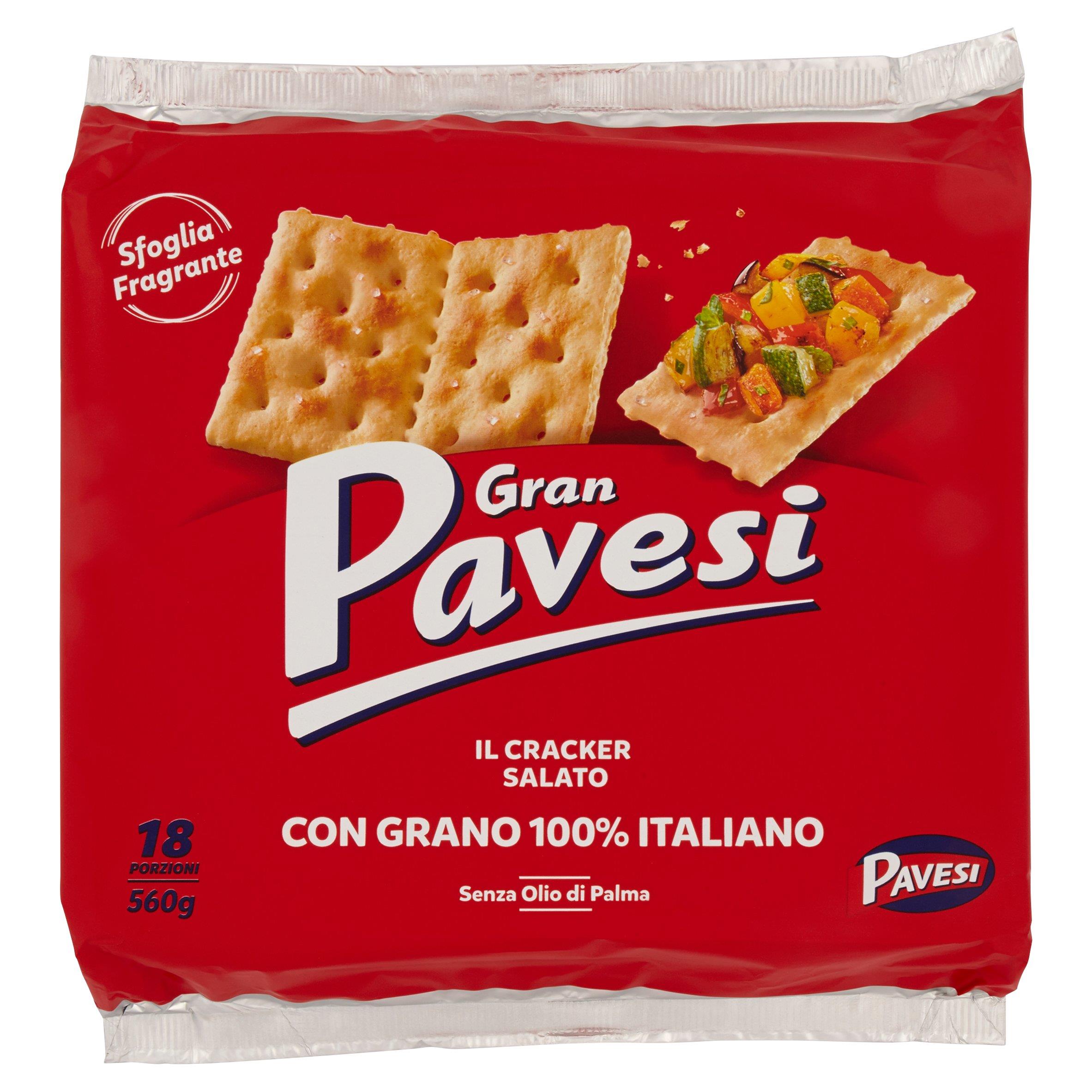 PAVESI CRACKERS SALATI 560 GR   S