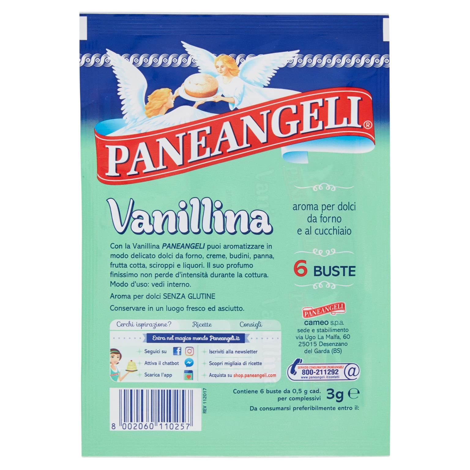 P ANGELI VANILLINA 6 PZ   S